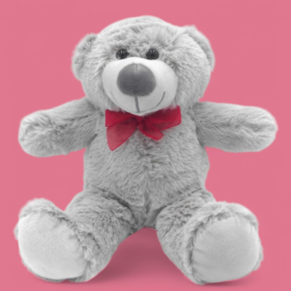 Valentines Day Bear Grey