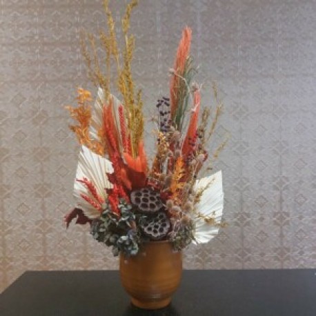 Dried Arrangement Warm tones